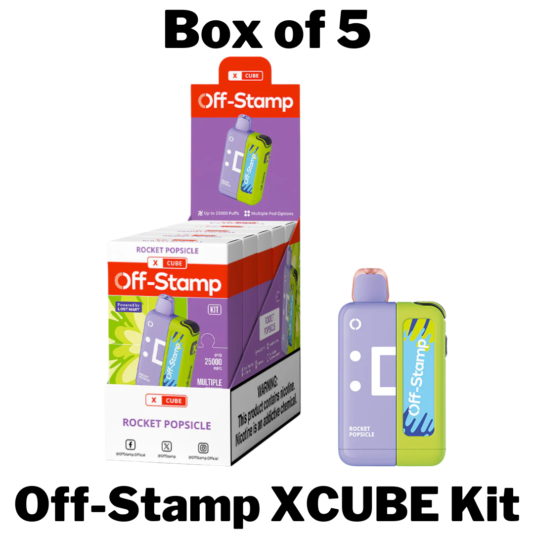 Off Stamp X-Cube 25K Kit Box of 5