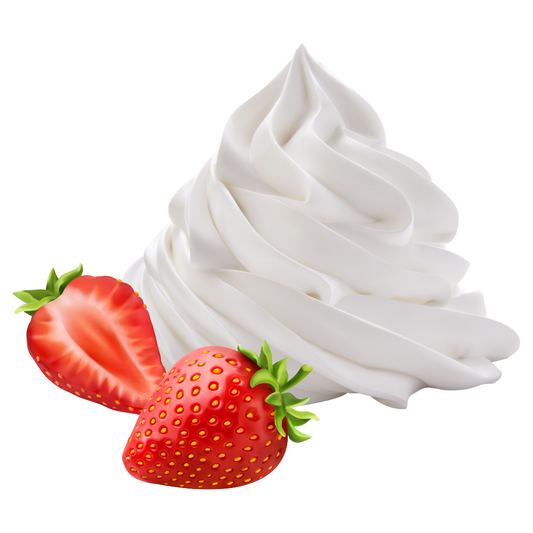 Fairy's Milk 120 mL e-liquid, a creamy and indulgent blend that combines luscious strawberries with rich cream. This smooth and sweet vape offers a delightful flavor experience in a generous 120 mL bottle.