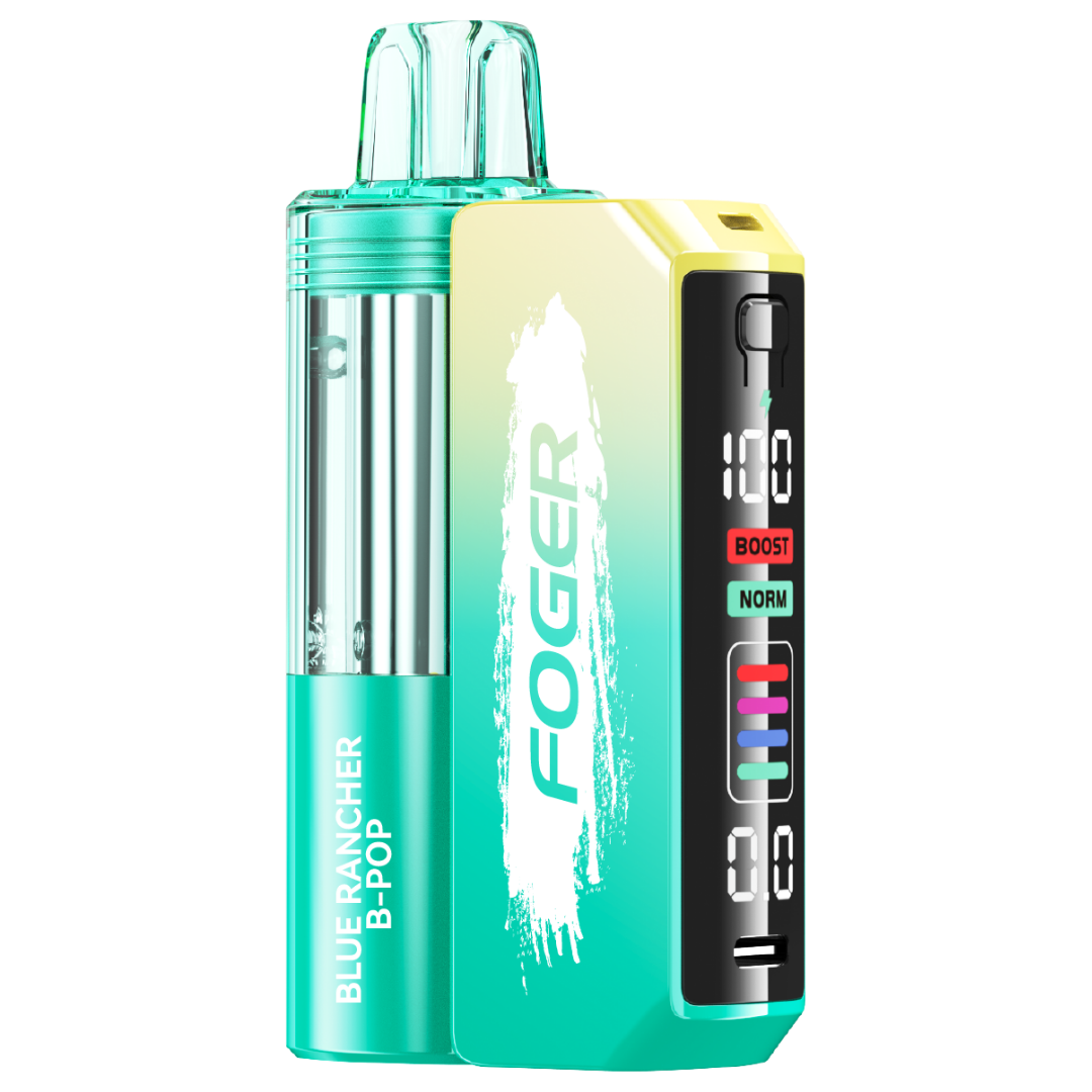 Foger Switch Pro Kit Blue Rancher B Pop pod system vape blue candy flavor replaceable pod Zuluvape