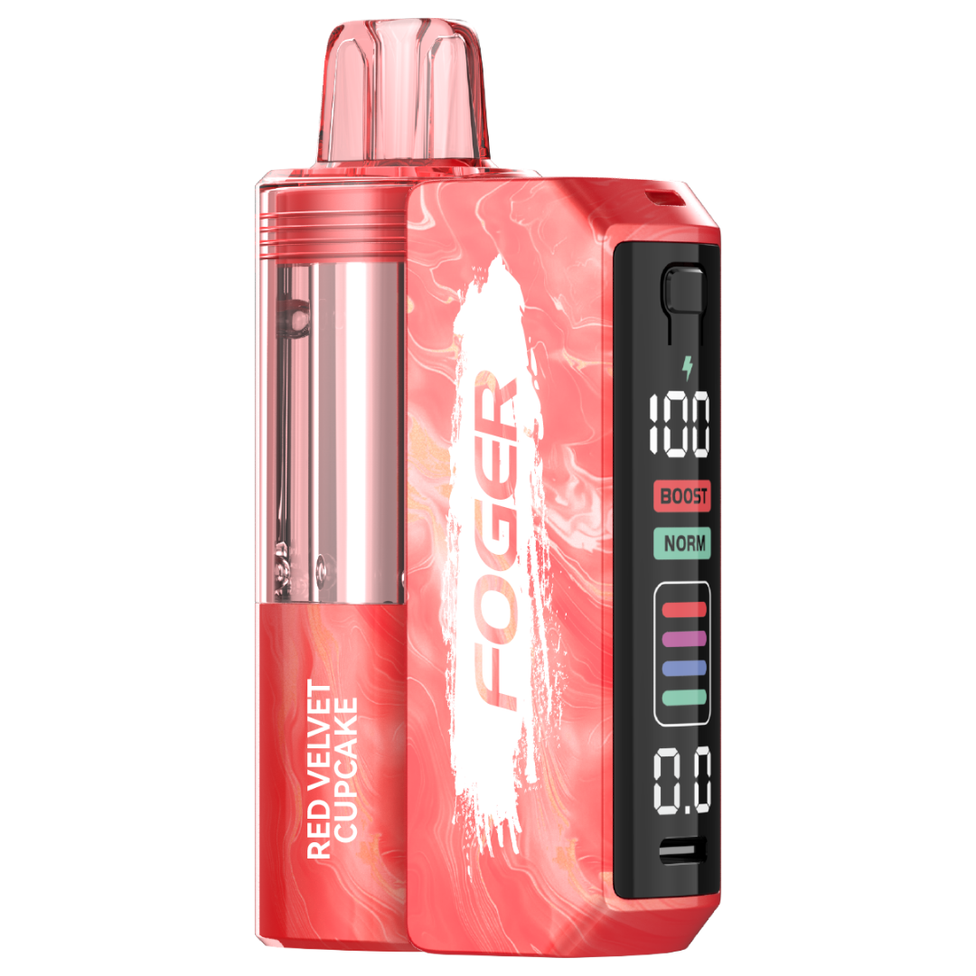 Foger Switch Pro Kit Red Velvet Cupcake pod system vape rich dessert flavor rechargeable device Zuluvape