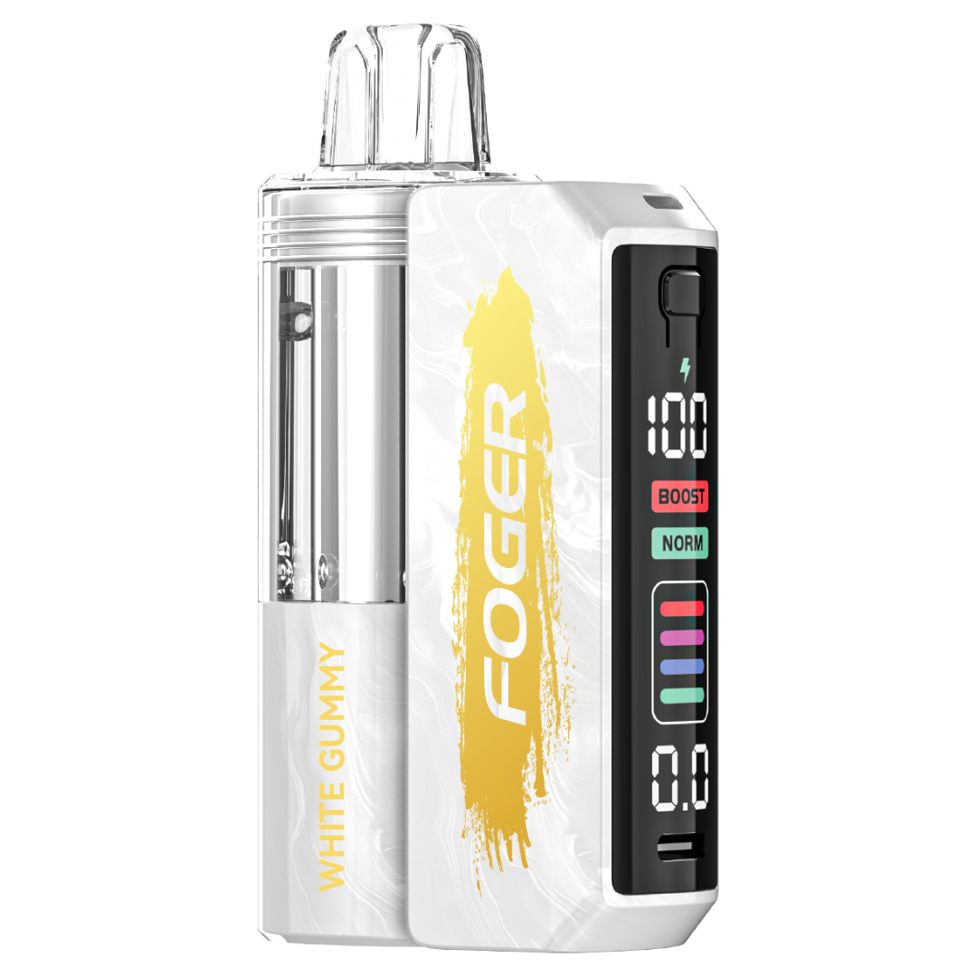 Foger Switch Pro Kit White Gummy pod system vape smooth gummy candy flavor Zuluvape