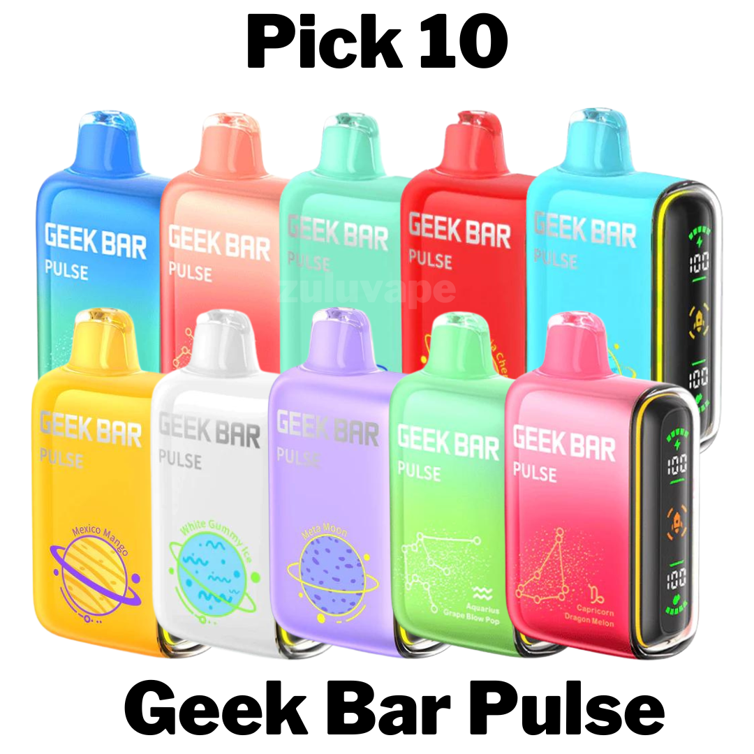 Geekbar Pulse 15000 Disposable Pick 10 Zuluvape Geekbar Pulse 15000 Disposable Pick 10 Zuluvape