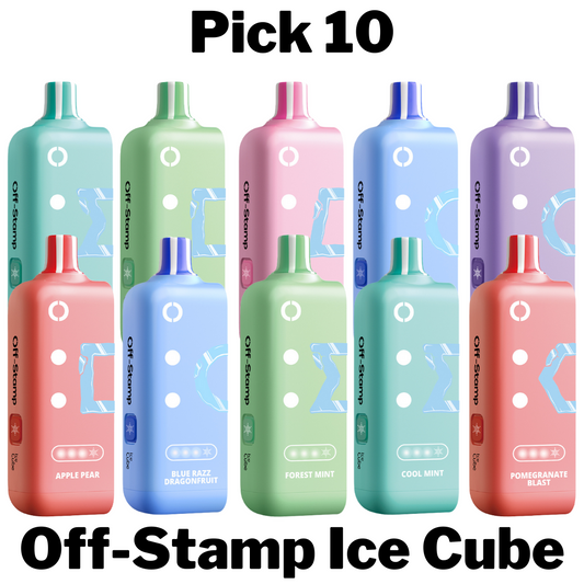 Pick 10 Off-Stamp Ice Cube Pod powered by Lost Mary 