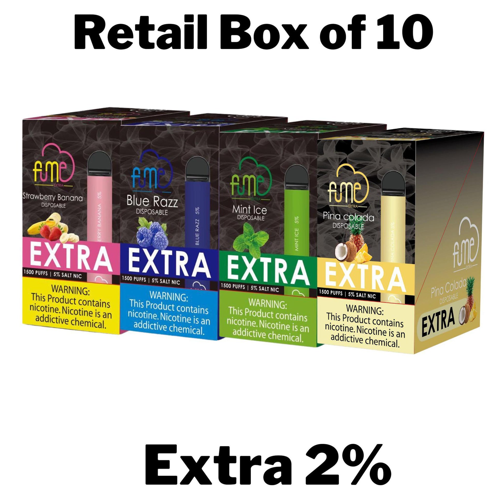 Fume 2% EXTRA Box of 10
