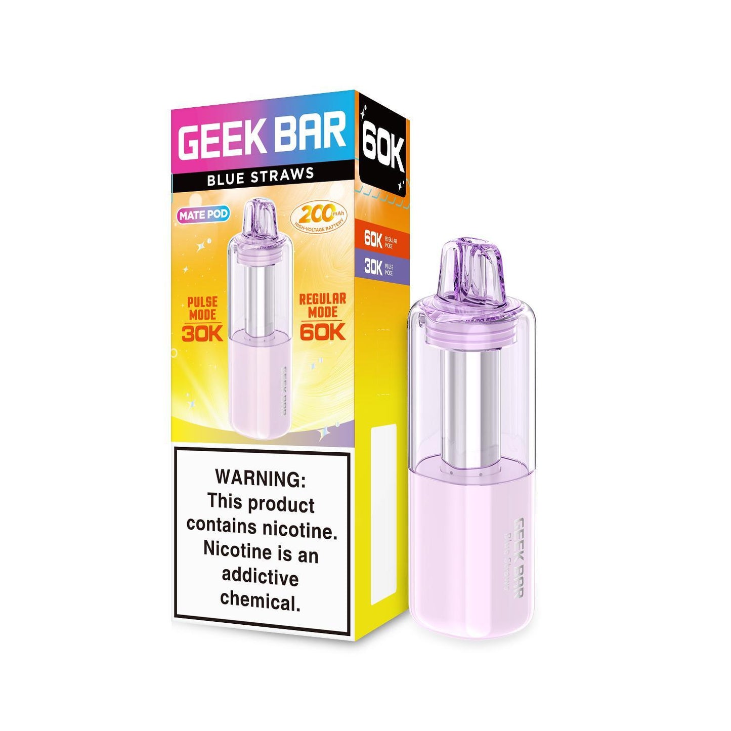 Geek Bar Mate 60K Pod Box of 5