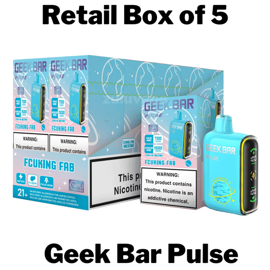 Geekbar Pulse 15000 Disposable Vape Box of 5