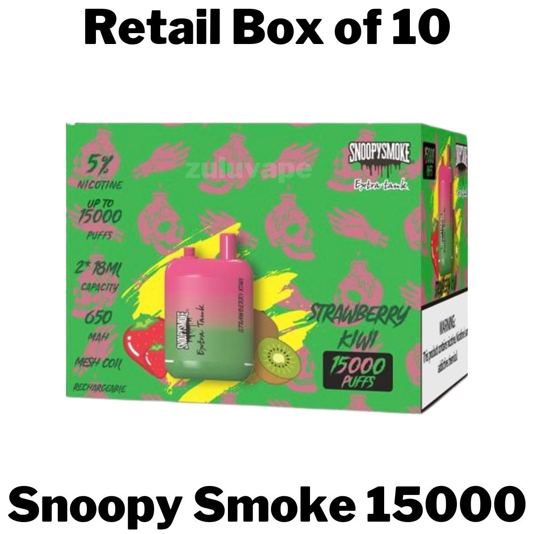 Snoopy Smoke Extra Tank 15000 Disposable Vape Box of 10