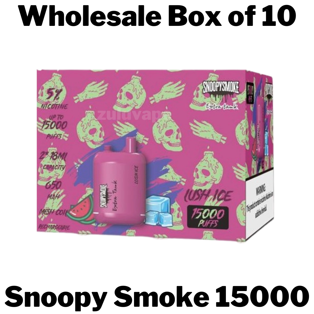 Snoopy Smoke Extra Tank 15000 Disposable Vape Wholesale Box of 10