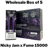 Nicky Jam x Fume 15000 Puff Disposable Wholesale Box of 5