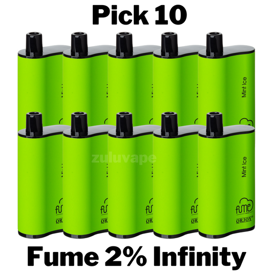 Fume Infinity 2% Disposable Vape Pick 10