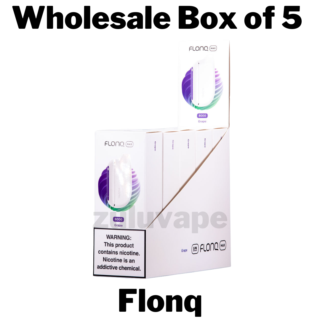 Flonq Max Disposable Vape Wholesale Box of 5