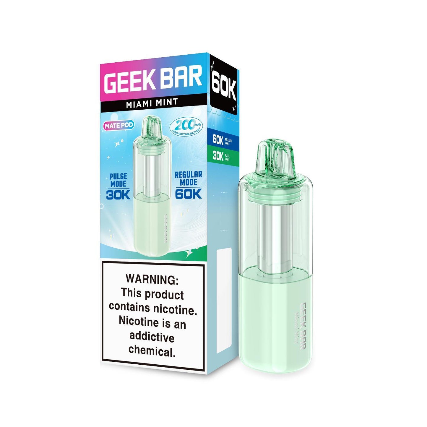 Geek Bar Mate 60K Pod Box of 5