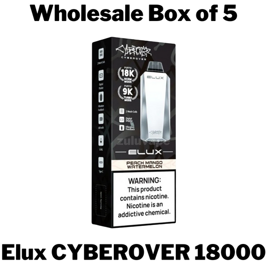 Elux CYBEROVER 18000 Disposable Vape Box of 5