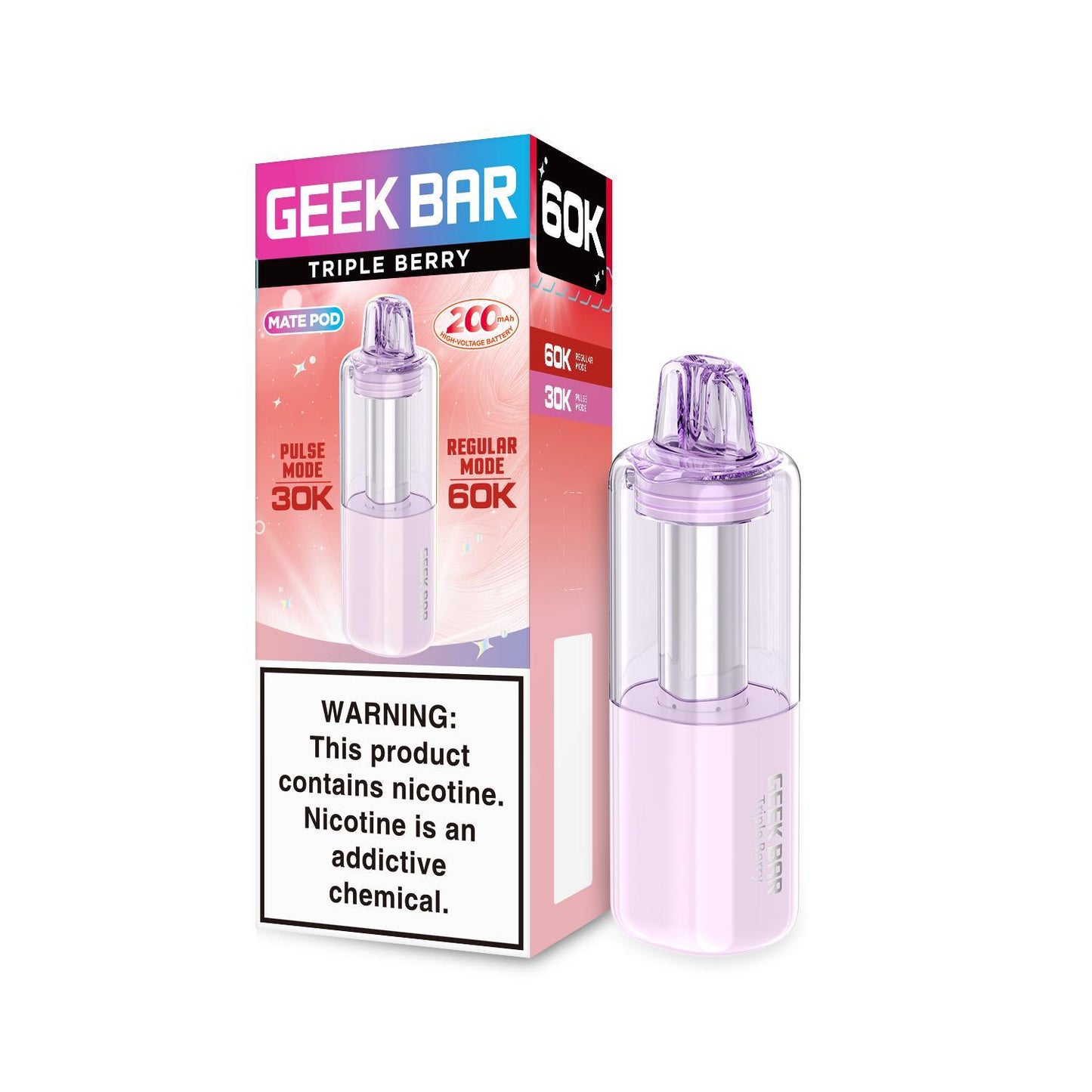 Geek Bar Mate 60K Pod Box of 5