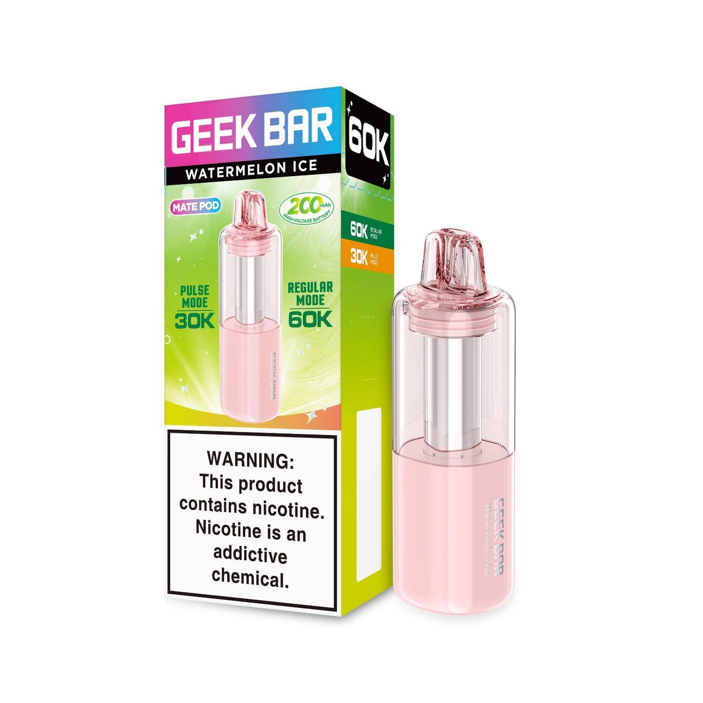 Geek Bar Mate 60K Pod Box of 5