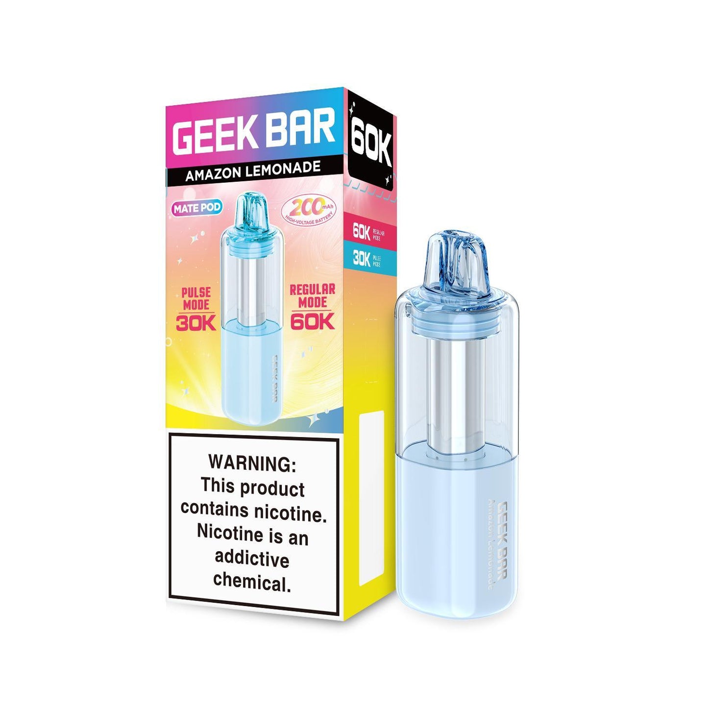Geek Bar Mate 60K Pod Box of 5