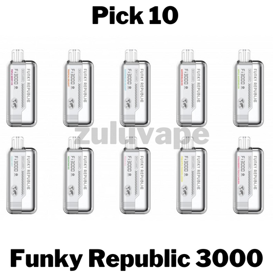 Funky Republic by EB Designs Fi 3000 Disposable Pick 10