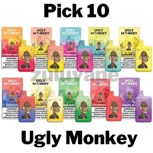 Ugly Monkey  Disposable Vape Pick 10