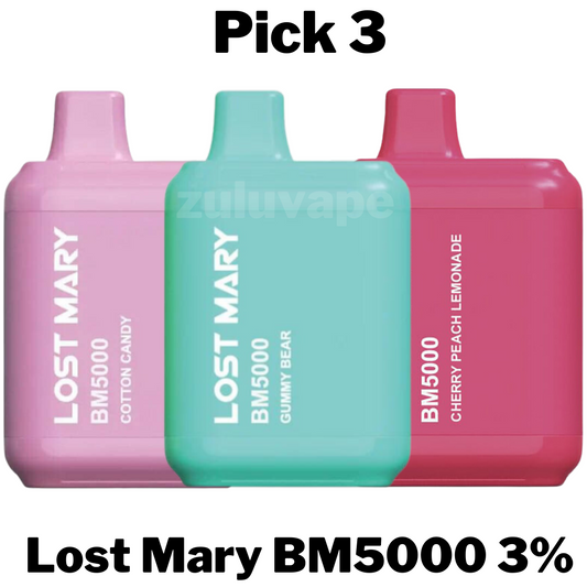 Lost Mary BM 5000 3% Disposable Vape Pick 3