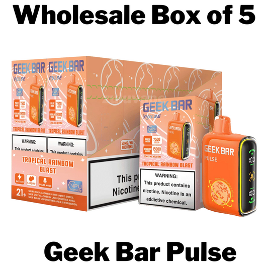 Geekbar Pulse 15000 Disposable Vape Wholesale Box of 5