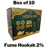 Fume Hookah 2% Disposable Box of 10