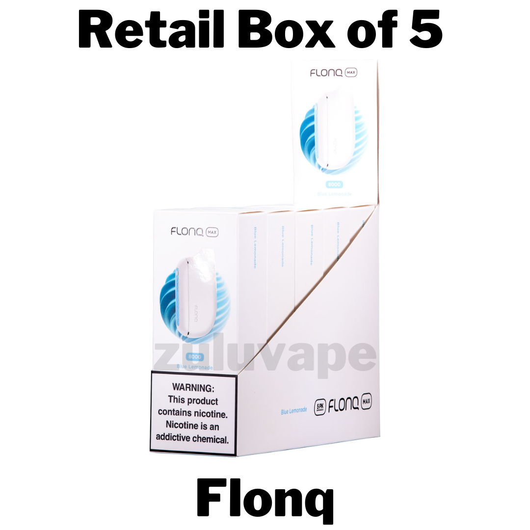 Flonq Max Disposable Vape Box of 5