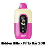 Hidden Hills x Fifty Bar 20k Disposable Vape