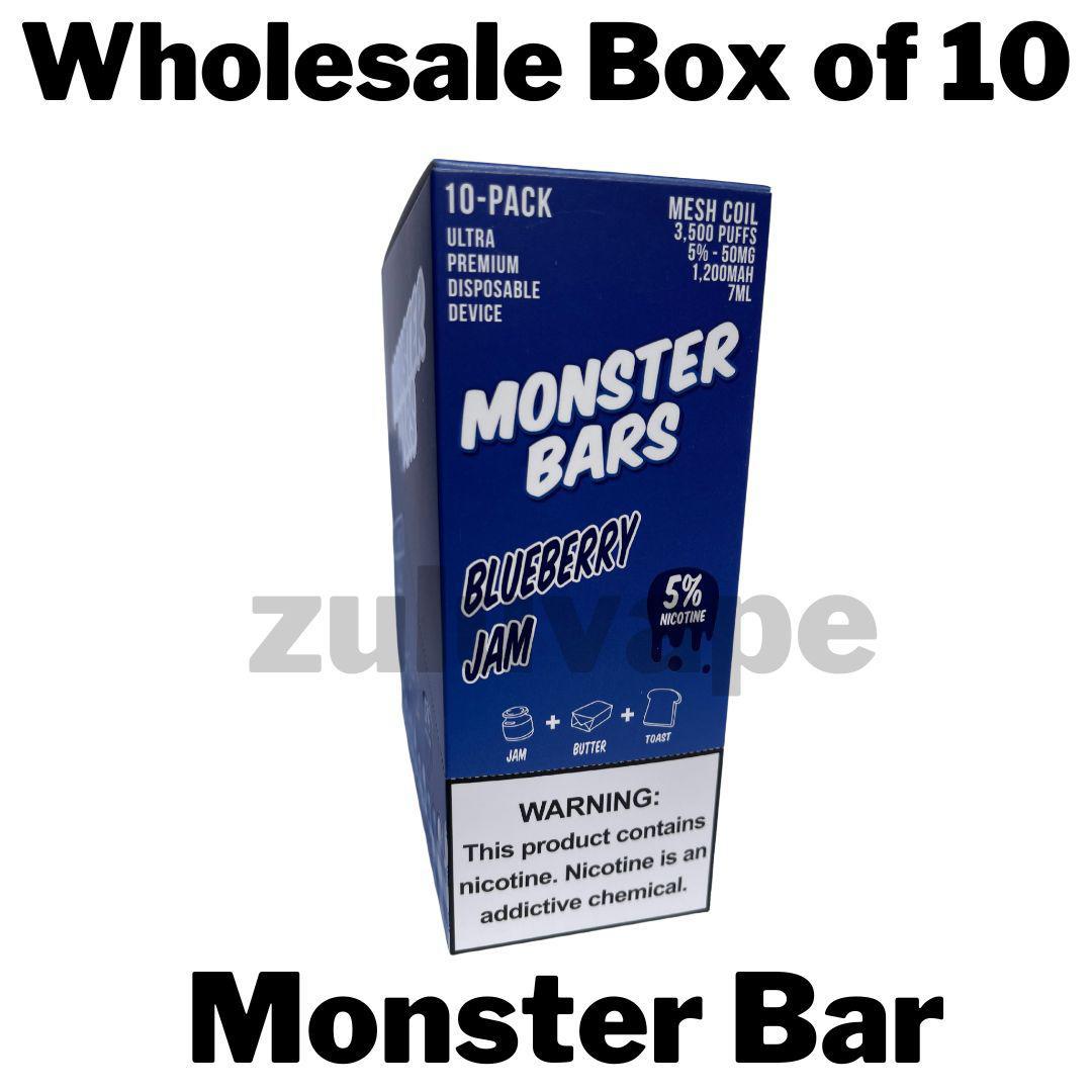 Monster Bar Disposable Wholesale Box of 10