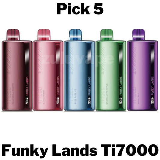 Funky Lands by EB Designs Ti7000 Disposable Pick 5