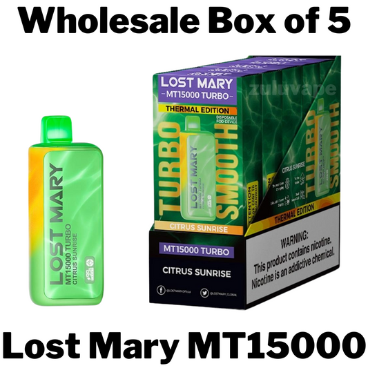 Lost Mary MT15000 Disposable Vape Wholesale Box of 5